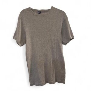 GAP vintage gray ribbed cotton tee size L